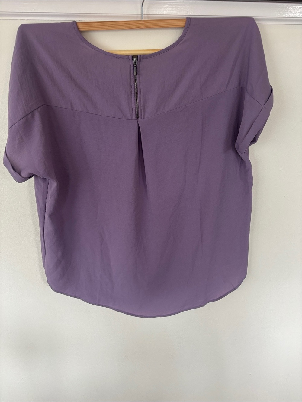 Women's Lavender Short-Sleeve Blouse - Maurices - Picture 2 of 6